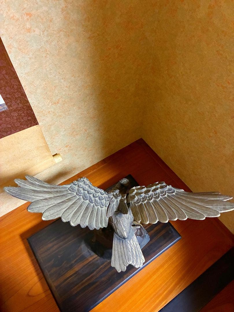 鷹 鷲 アンティーク 置物 オブジェ 現状保管品 詳細不明