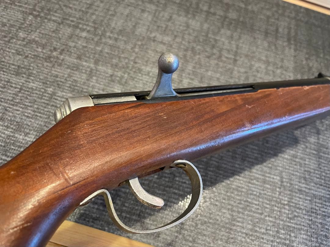 BS-52 木製 つづみ弾式 射的銃 木製 玩具 昭和レトロ ジャンク 縁日