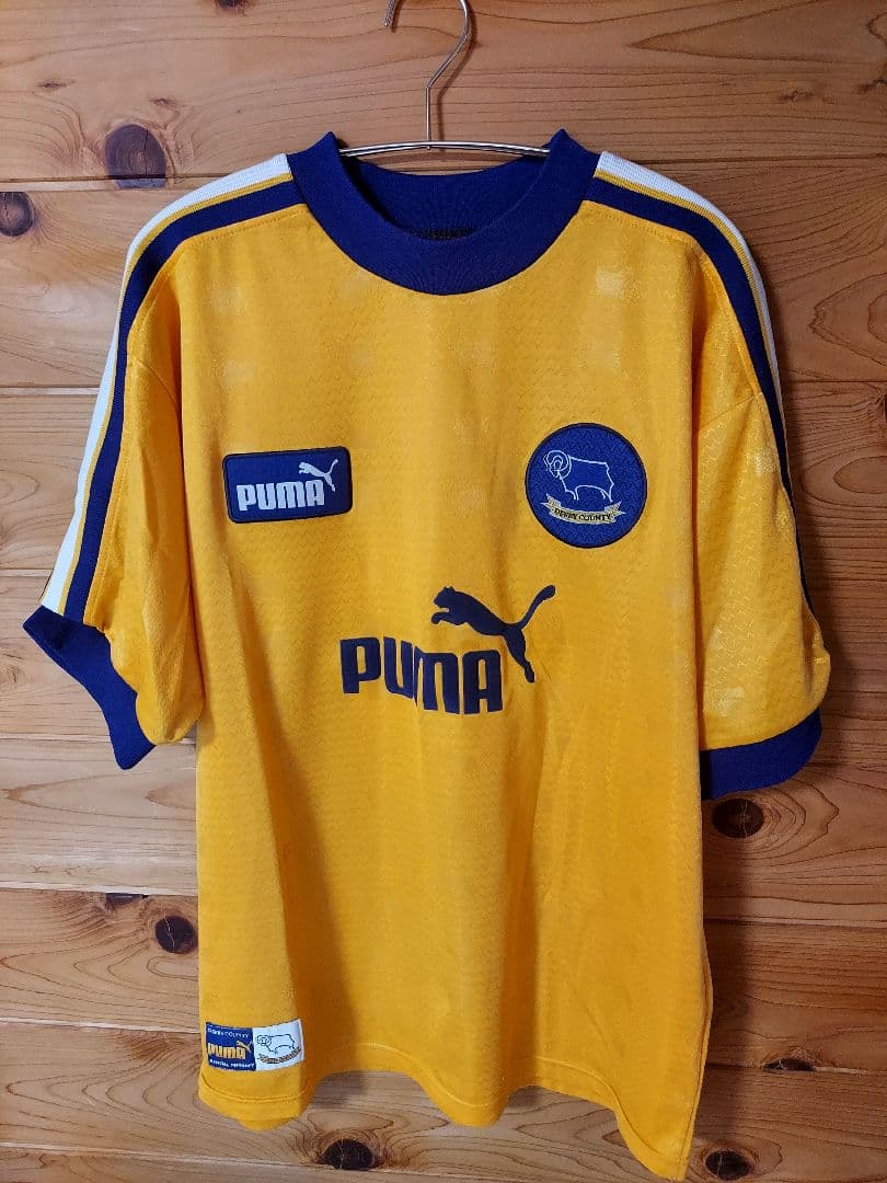 97-99 PUMA DERBY COUNTY アウェイサッカーユニフォーム