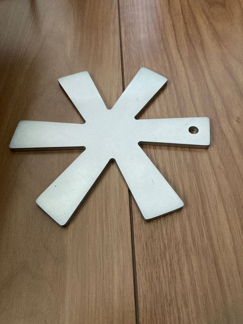  Peak フラットバーナー 雪結晶柄五徳＆鍋敷き付き スノーピーク