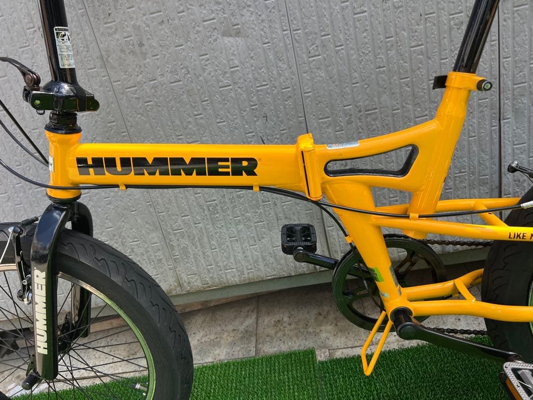 HUMMER 折りたたみ自転車 20インチ 6変速