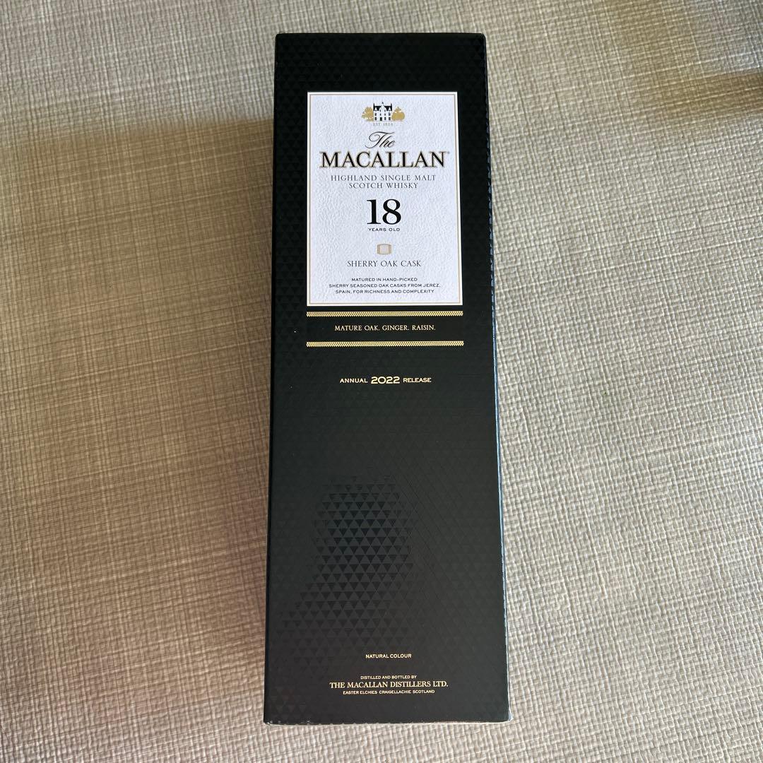 The Macallan 18年 シェリーオークカスク 700ml