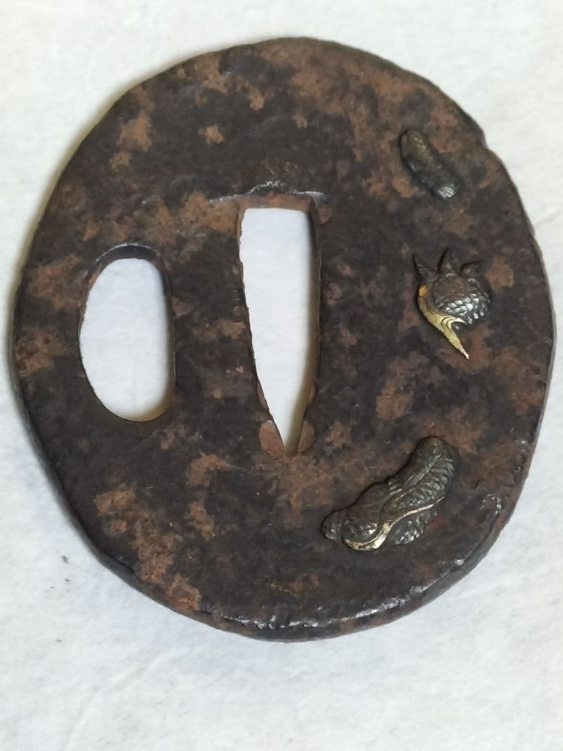 刀鍔 骨董品 金象嵌２個他３個