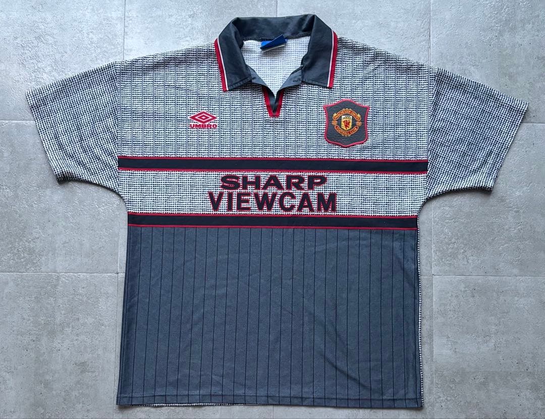 95-96 マンチェスターユナイテッド　アンブロ　アウェイユニフォーム　正規品