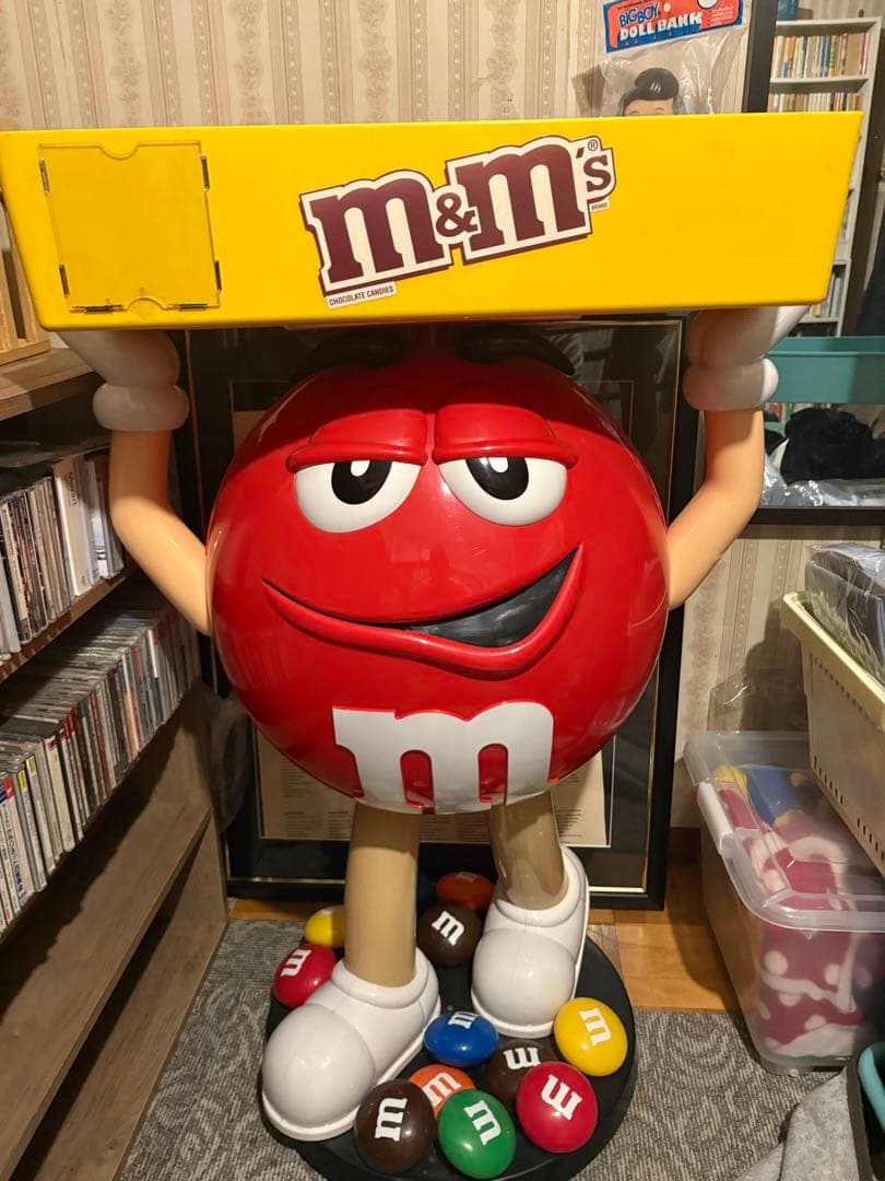 【牛飼】エムアンドエムズ　m&m's　非売品　特大ディスプレイ