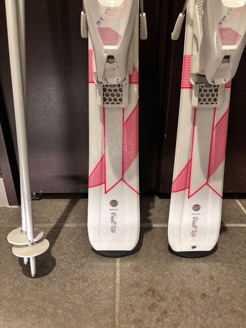 【HEAD】スキー板【127cm 】【ポール100㎝】【ブーツ23㎝】【美品】