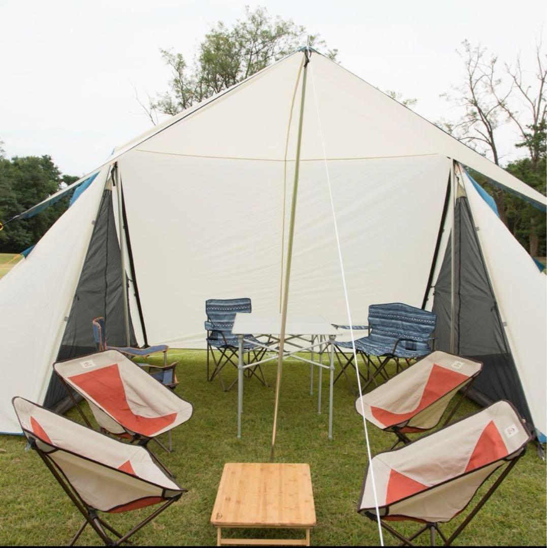 バンドックのツーポールテント　bdk-02 サンドベージュ