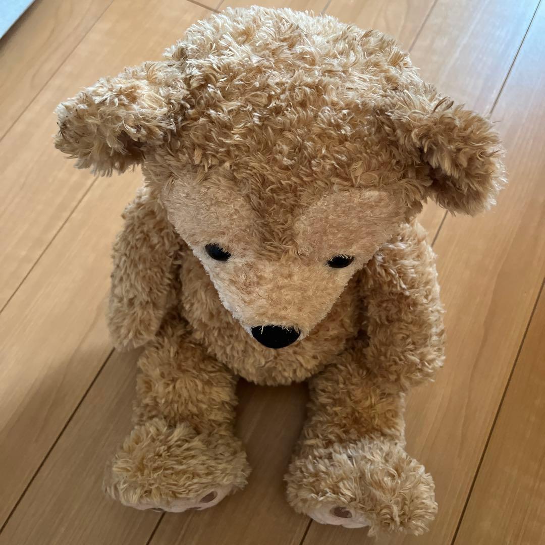 ダッフィー　ぬいぐるみ　初期　白タグ　ビーズ　ディズニーシー　disney