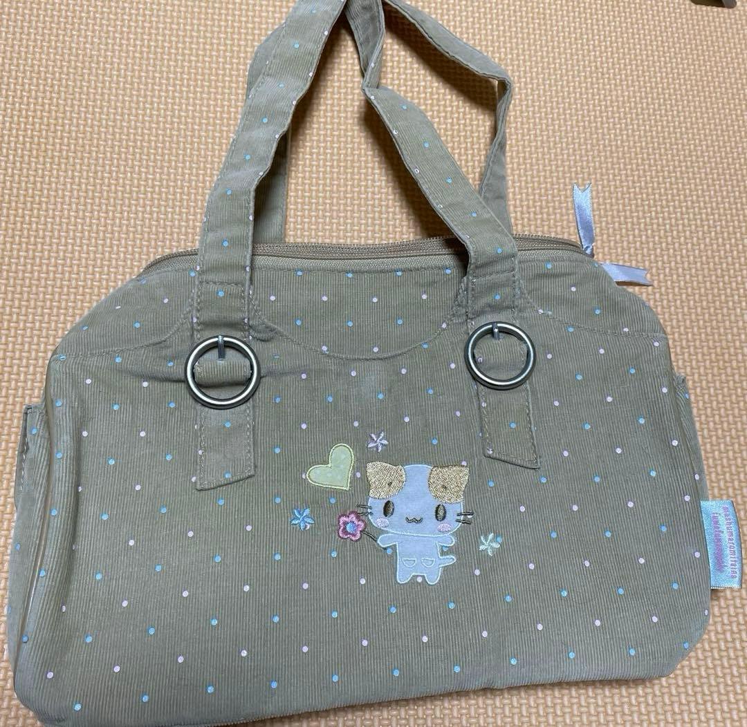 マシュマロみたいなふわふわにゃんこ　バッグ