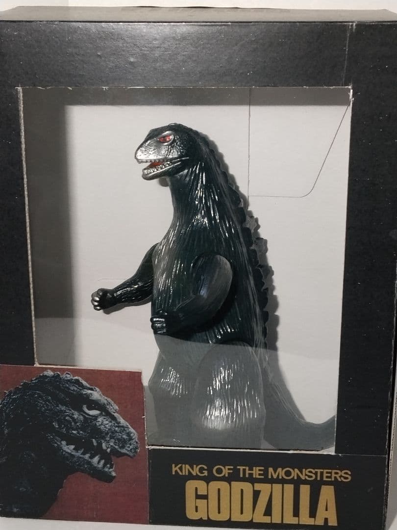 バンダイ、ブルマアク復刻版ソフビ、ゴジラ