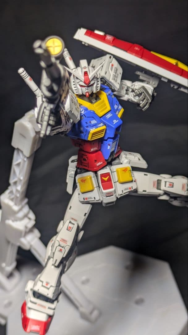 RG ガンダム　塗装済　rx-78-2 ver.2.0 ガンプラ
