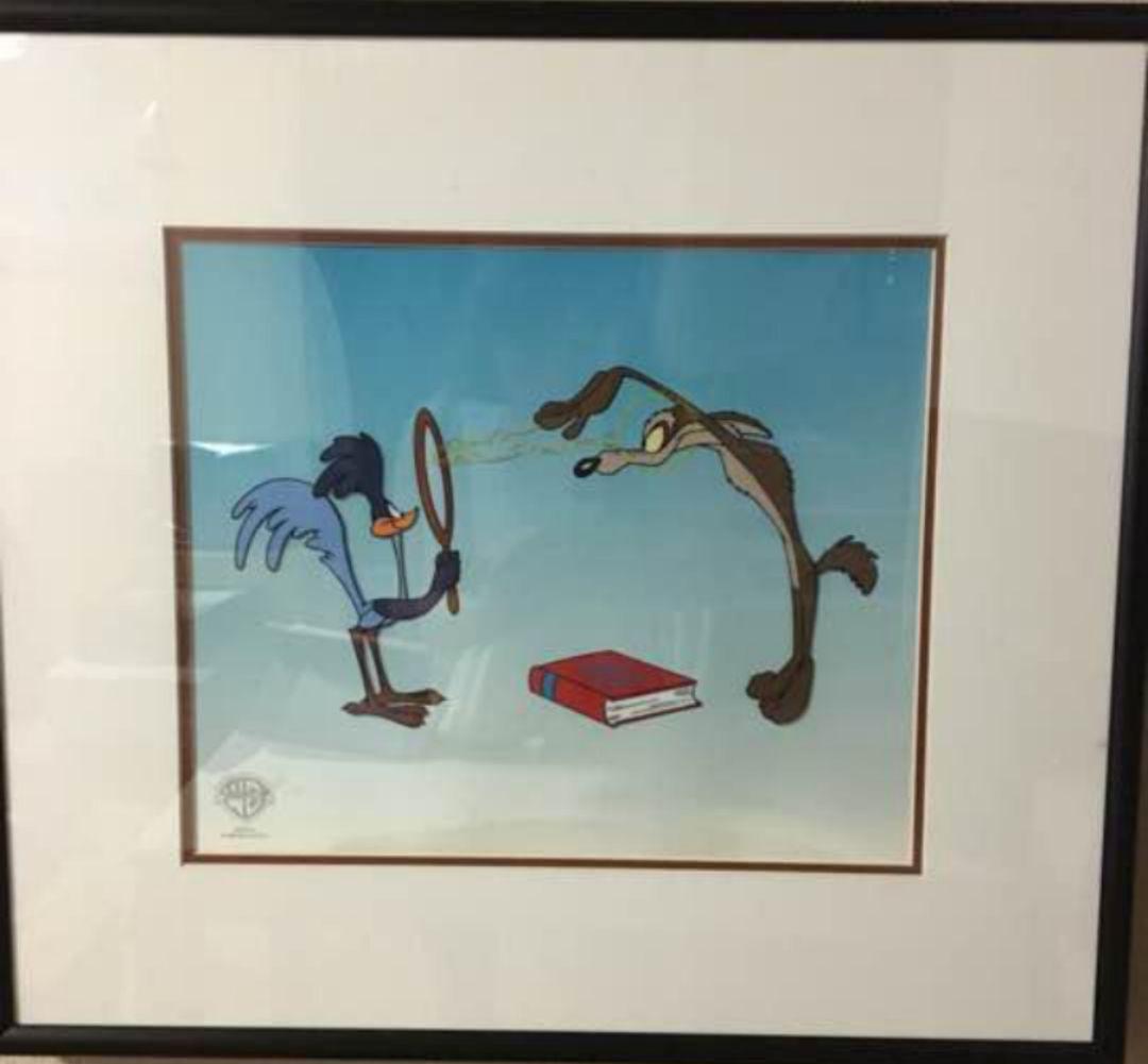 値下げ[激レア]　ロードランナー&ワイリーコヨーテセル画