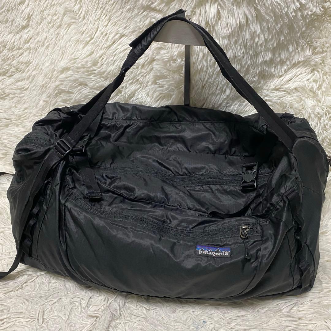 廃盤品　パタゴニア　ライトウェイト　トラベル　ダッフル　バック　黒　パッカブル
