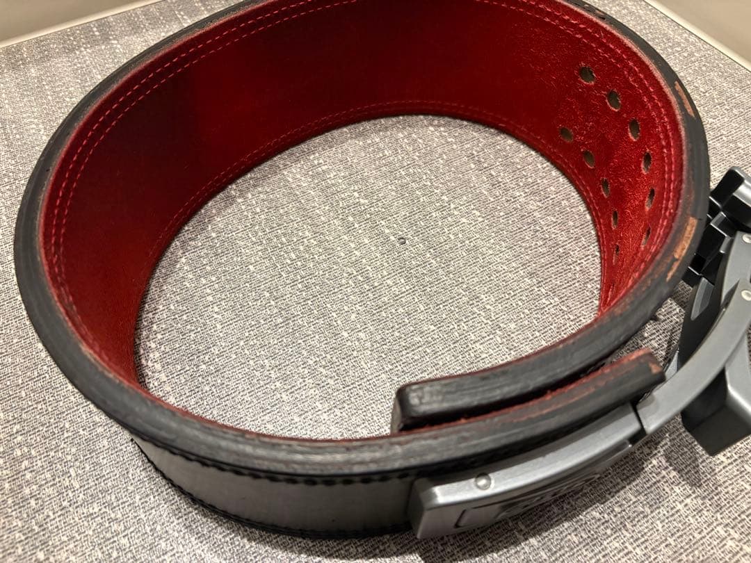 SBD パワーリフティングベルト 黒赤13mm Mサイズ