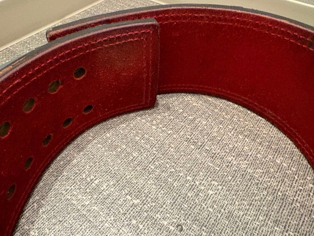 SBD パワーリフティングベルト 黒赤13mm Mサイズ