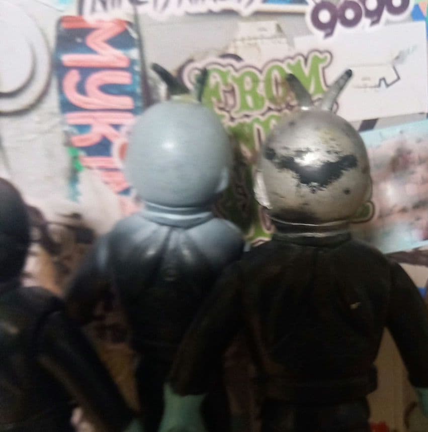 仮面ライダーソフビ当時物 ３体セット✨昭和レトロ✨１９７０年代✨