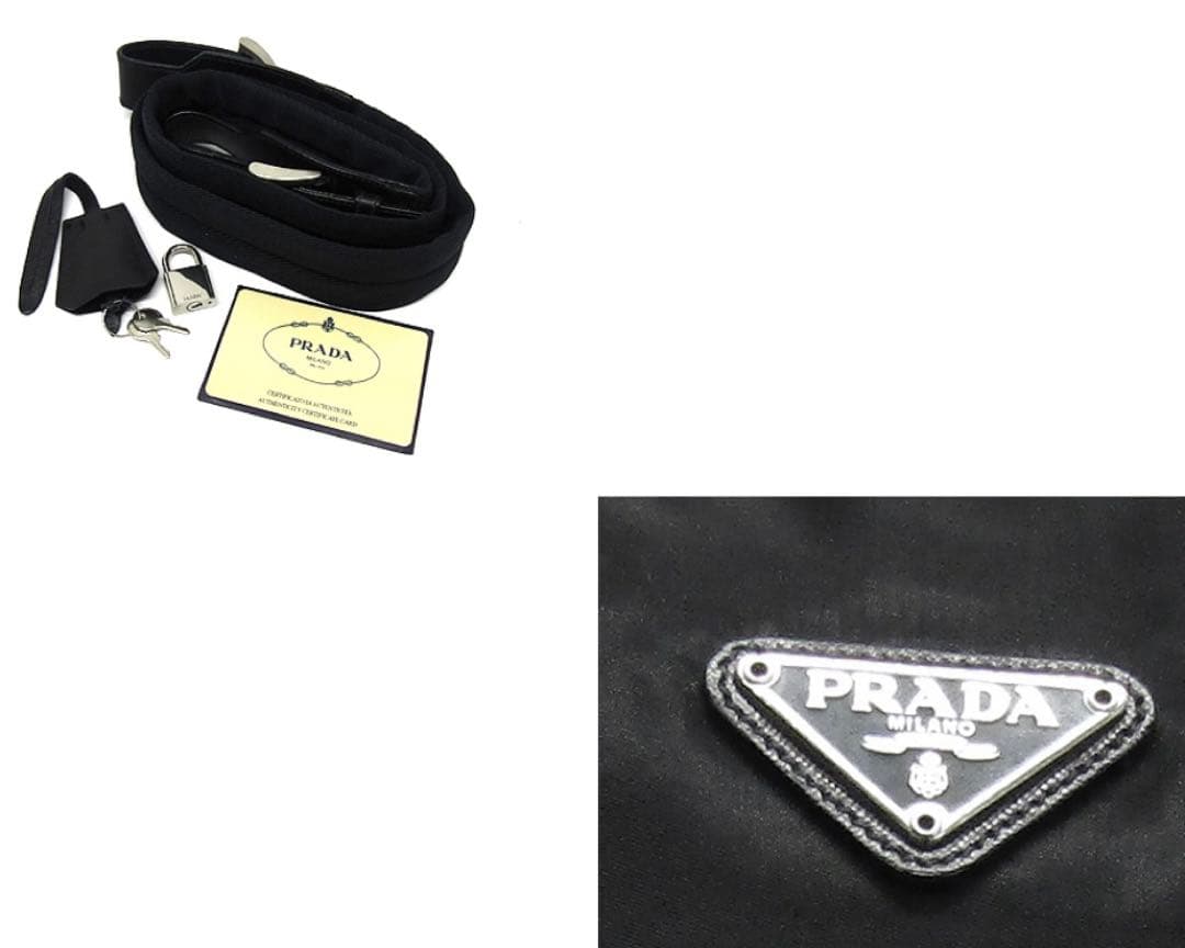 イガリ【美品】PRADA V58 ナイロンボストンバック
