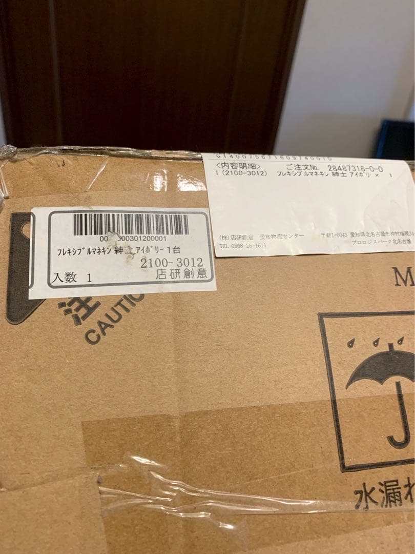 フレキシブルマネキン 成人男性用 アイボリー