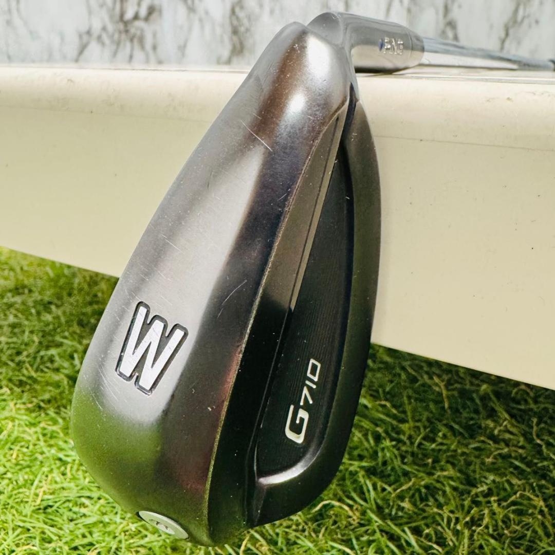 【良品】ピン G710 青ドット W ウェッジ メンズ 右利き用 スチール R