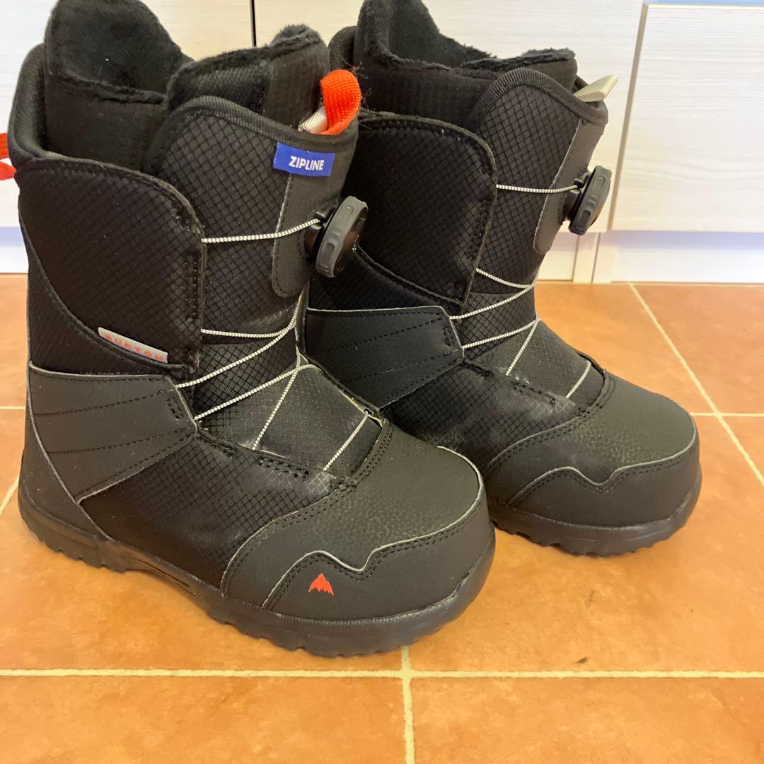 BURTON ZIPLINE キッズブーツ　22cm バートンニット帽(大人用)