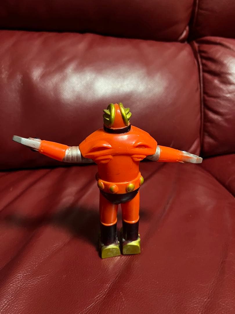 【当時物】ブルマァク　冒険ロックバット　ブレイザー　ソフビ　フィギュア