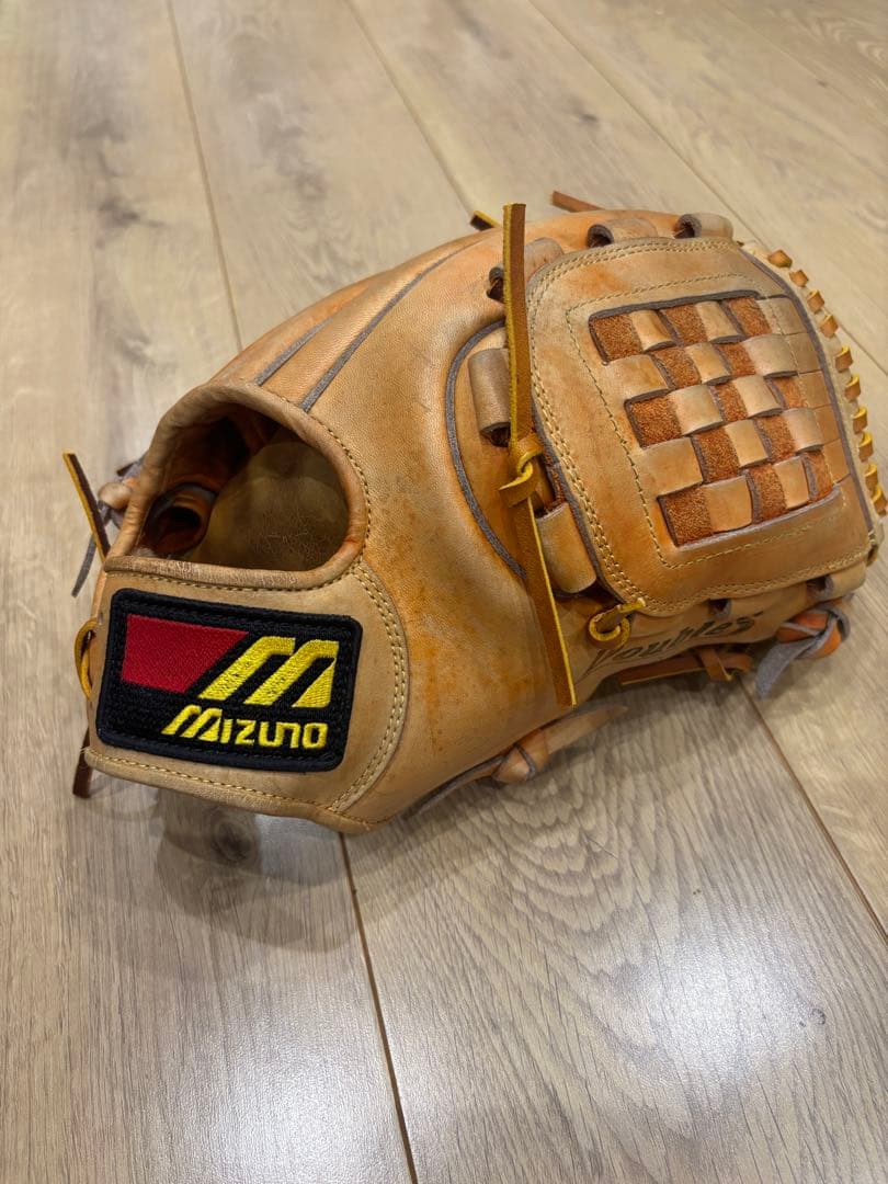 ミズノ一般硬式投手グローブ！廃盤品！フルメンテナンス！高校野球対応品！