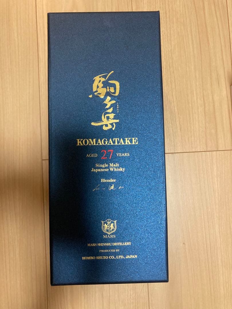 未開栓 駒ケ岳 27年 Single Malt 46％