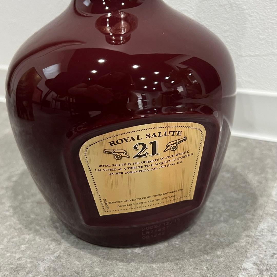 専用　美品 未開封 ロイヤルサルート 21年 赤ボトル 箱付