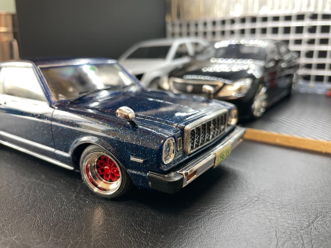 【美品】プラモデル 車 1/24 完成品 チェイサー 41 昭和 旧車