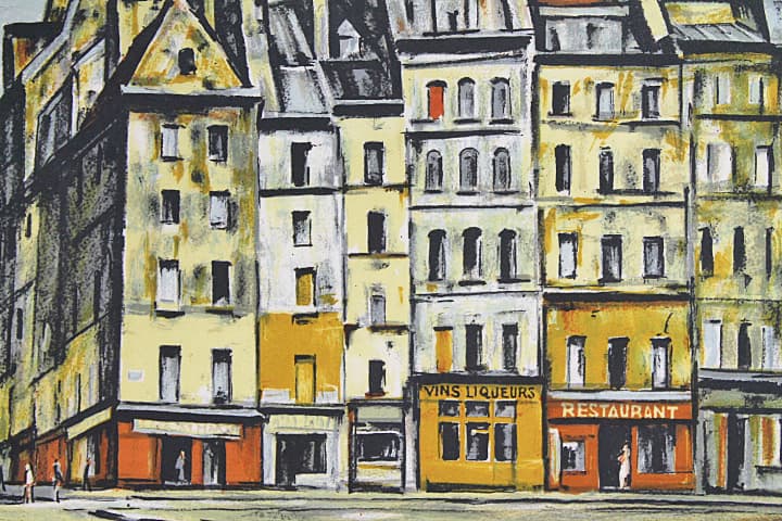 荻須高徳 【ボーブール】 リトグラフ