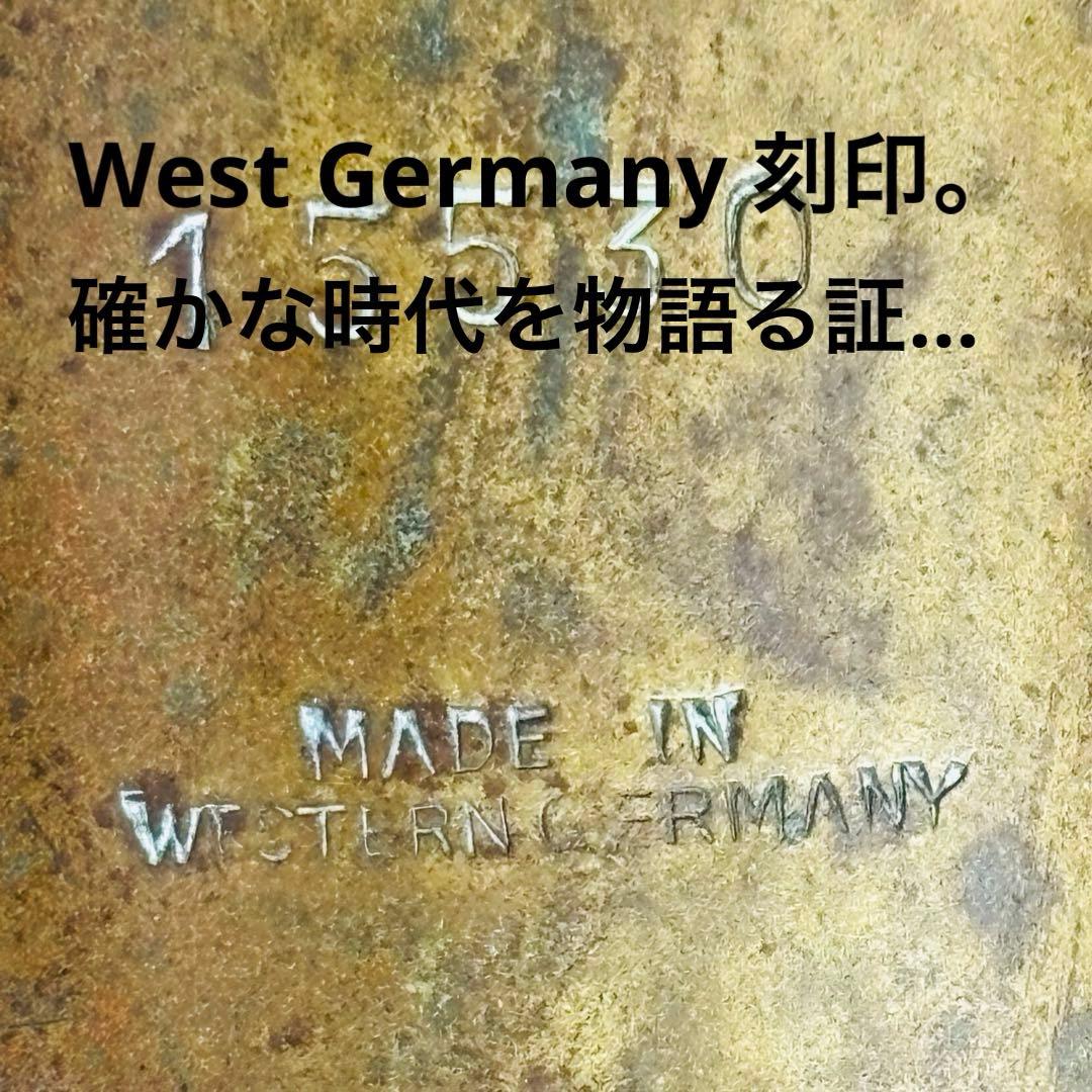 西ドイツ製 Vintage Tenor Sax 彫刻 真鍮 生地仕上げ 即日発送