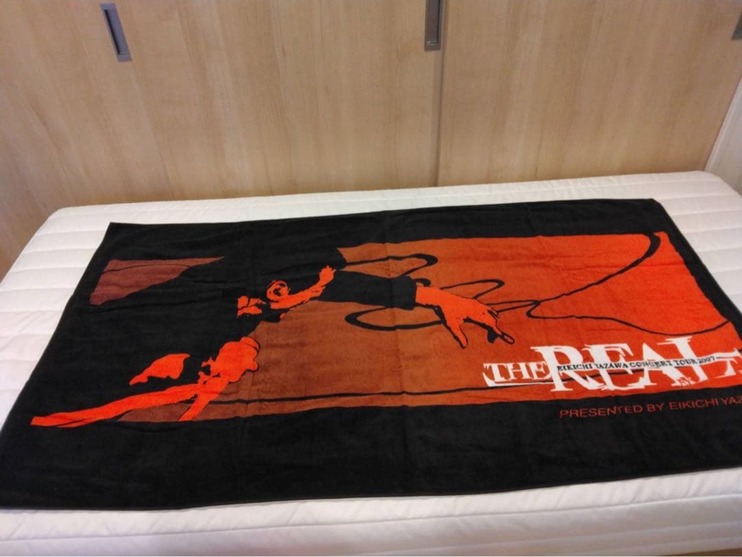 矢沢永吉　バスタオル　E.YAZAWA THE REAL 美品