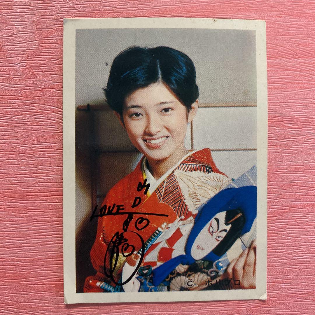 ★入手困難！！山口百恵　限定サイン入りカード★