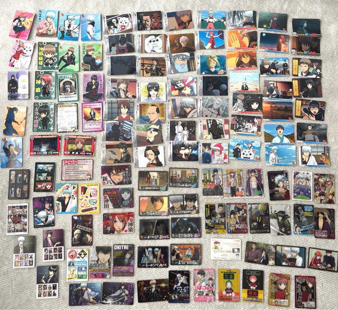 118枚　銀魂　ぐらふぃっくカード　カードガム　他　レア　大量　まとめ売り