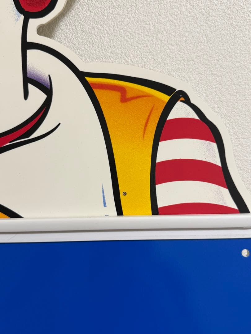 マクドナルド　ドナルド　パネル　ディスプレイ　非売品　看板　ビンテージ