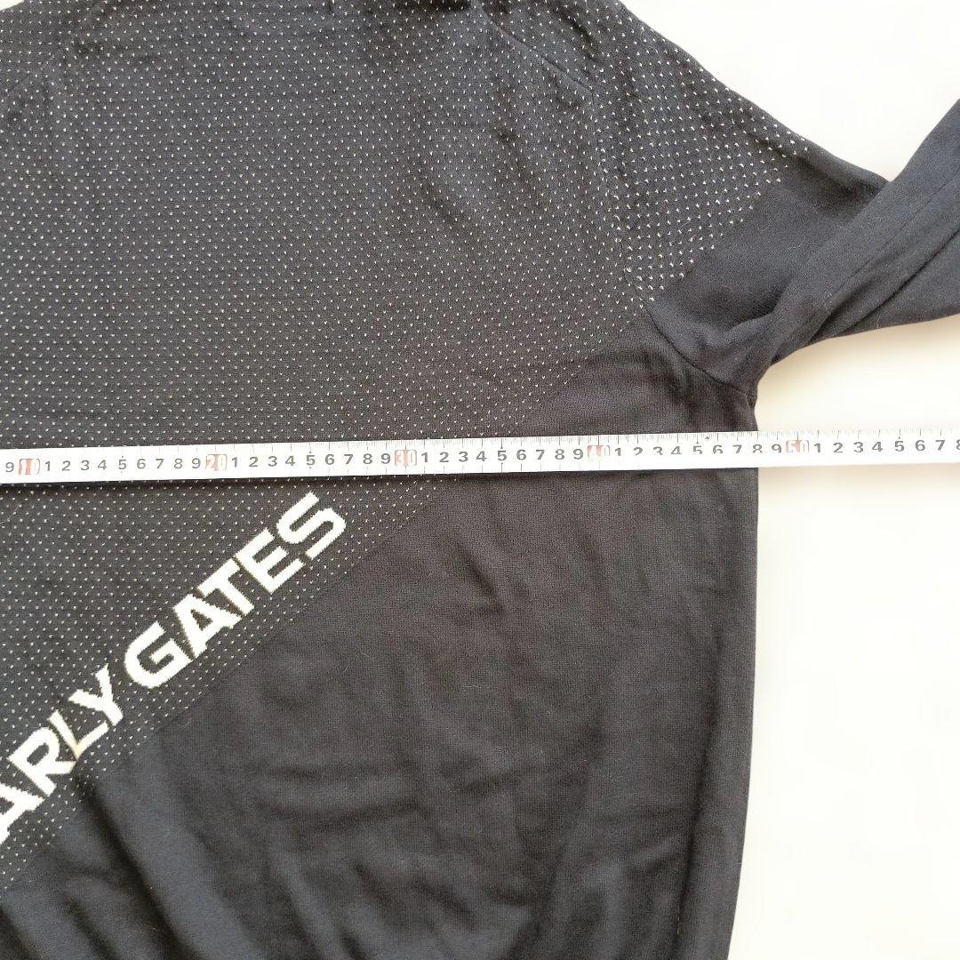 パーリーゲイツ　カシミヤタッチ　タートルネックセーター