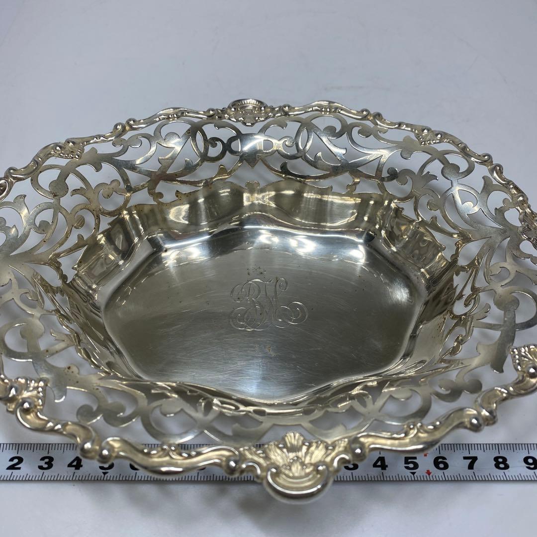 ゴーハム　sterling 透かし鉢　187g トコニ　東さ7-0304②