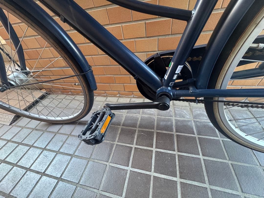 (世田谷区引渡し)ネイビーブルー 26インチ シティサイクル