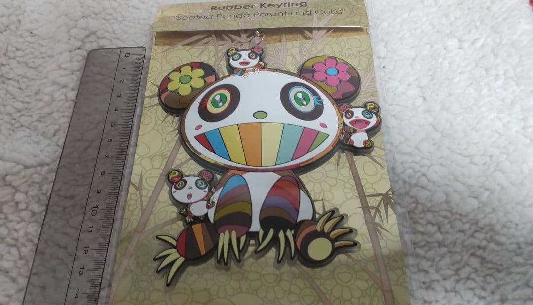 ★２種セット★　村上隆　パンダ　ラバー　キーリング　カイカイキキ