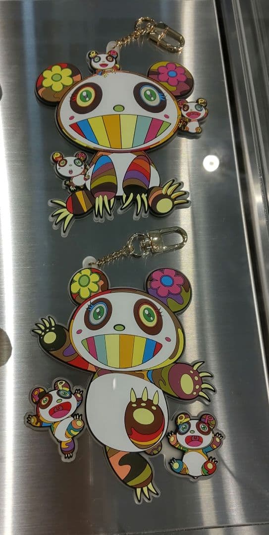 ★２種セット★　村上隆　パンダ　ラバー　キーリング　カイカイキキ