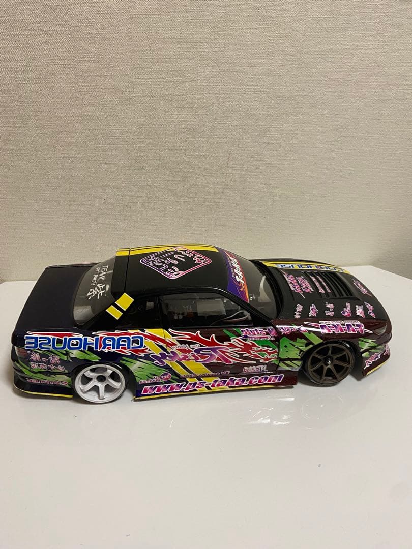 藤尾仕様のs13シルビア 3Dデカール貼付 2つのボディーをひとつにしてあります