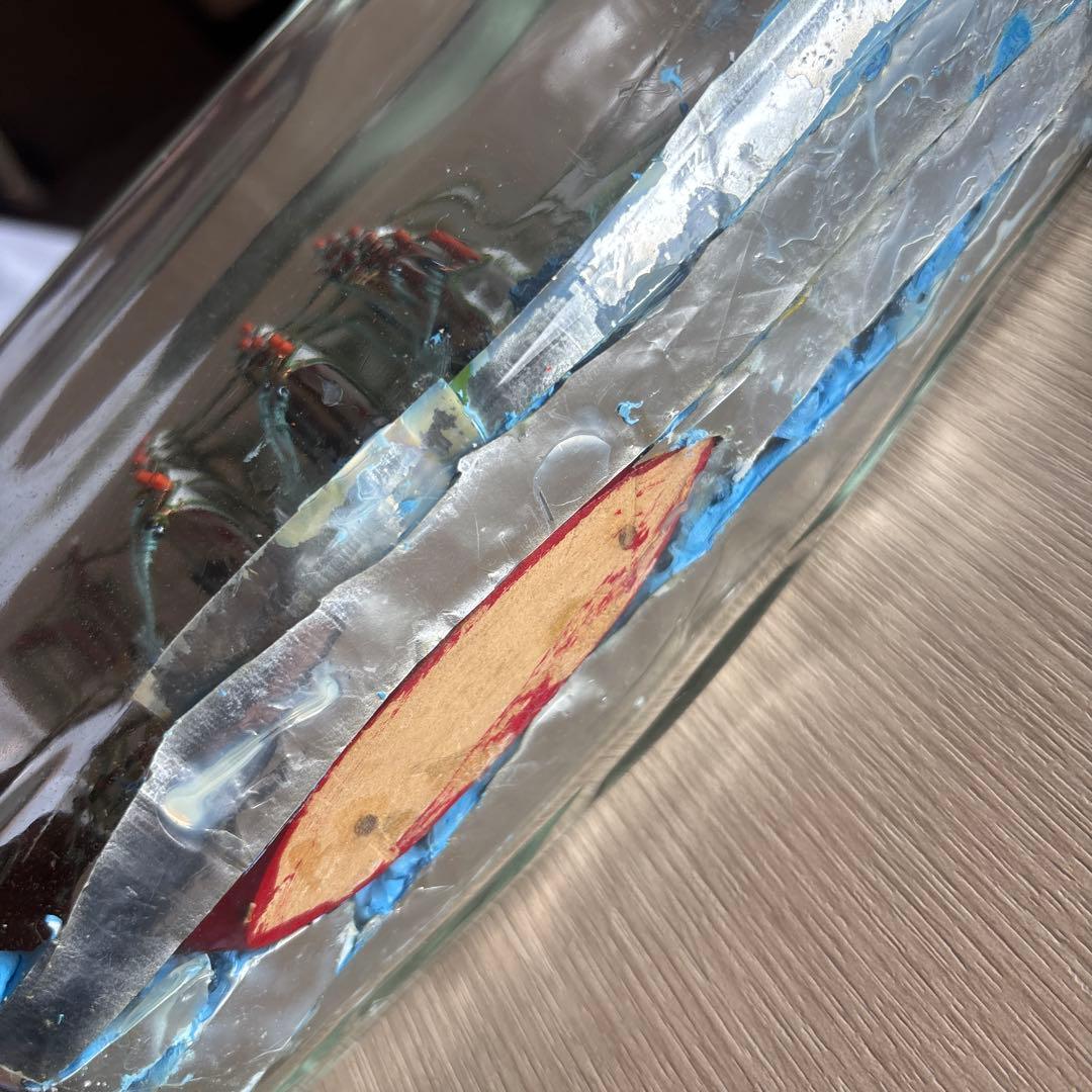 ボトルシップ　日本丸　レトロ　レア　ヴィンテージ　帆船