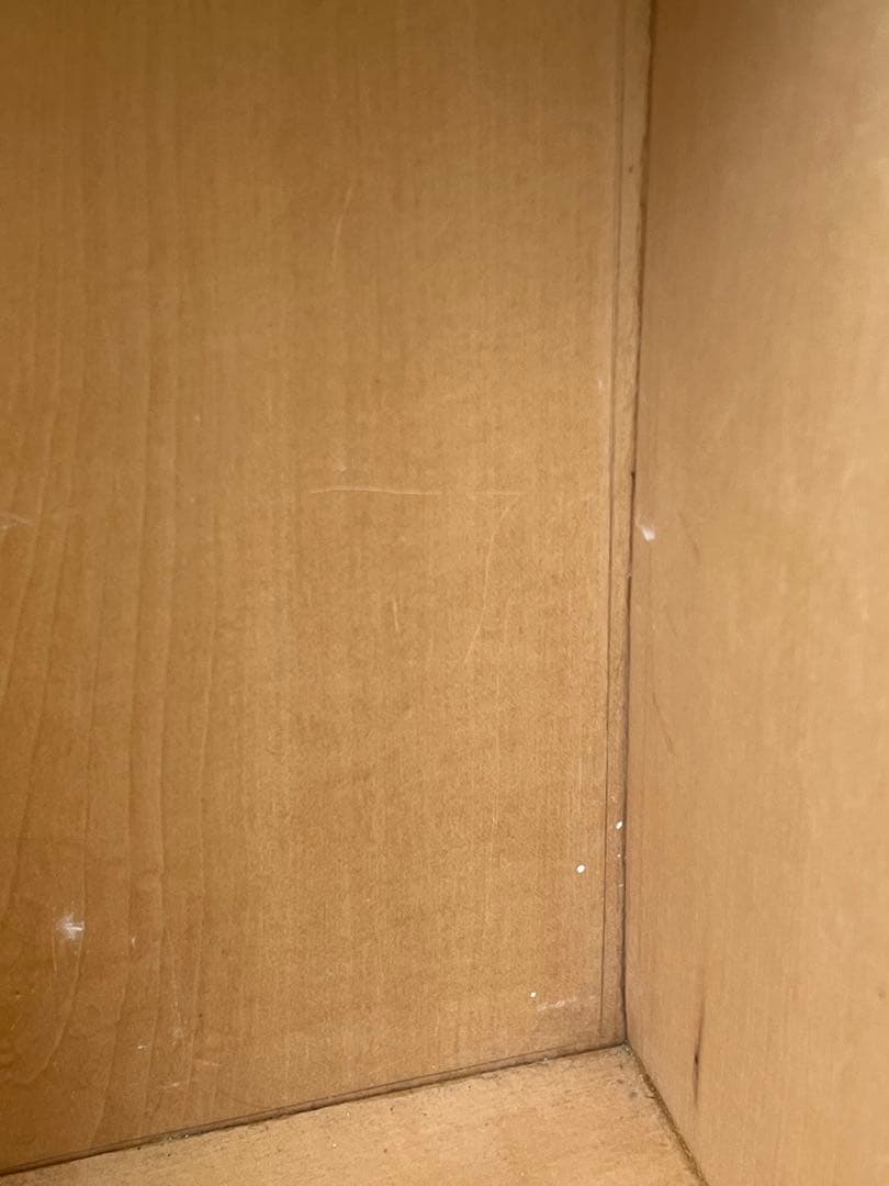 アンティークビスクドールドールワードローブチェスト木製小家具小物収納