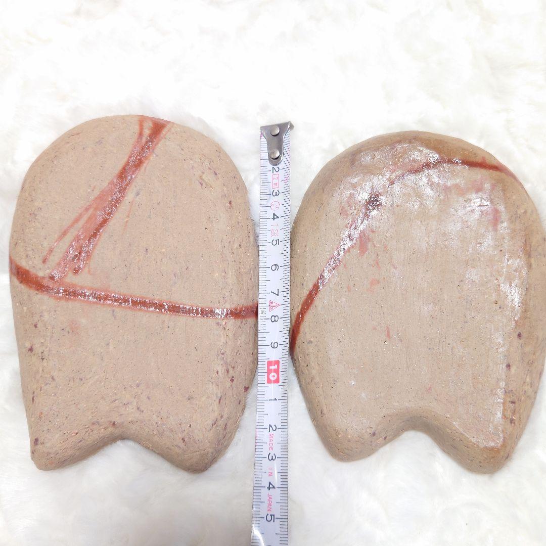 ◎【2517】111.アザラシ　皿…備前焼