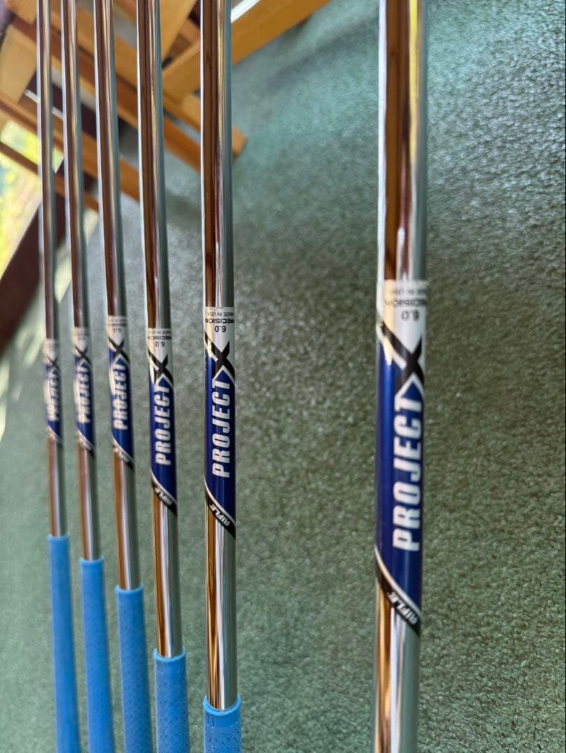 スリクソンZX5プロジェクトXシャフトアイアンセット 6本