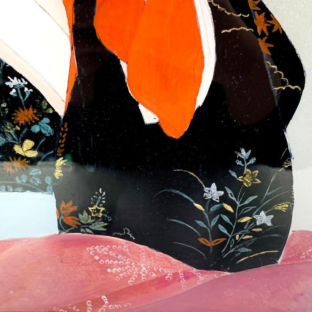 真作保証 伊東深水 日本画 美人画 画寸h39.5×w26cm R8SD22