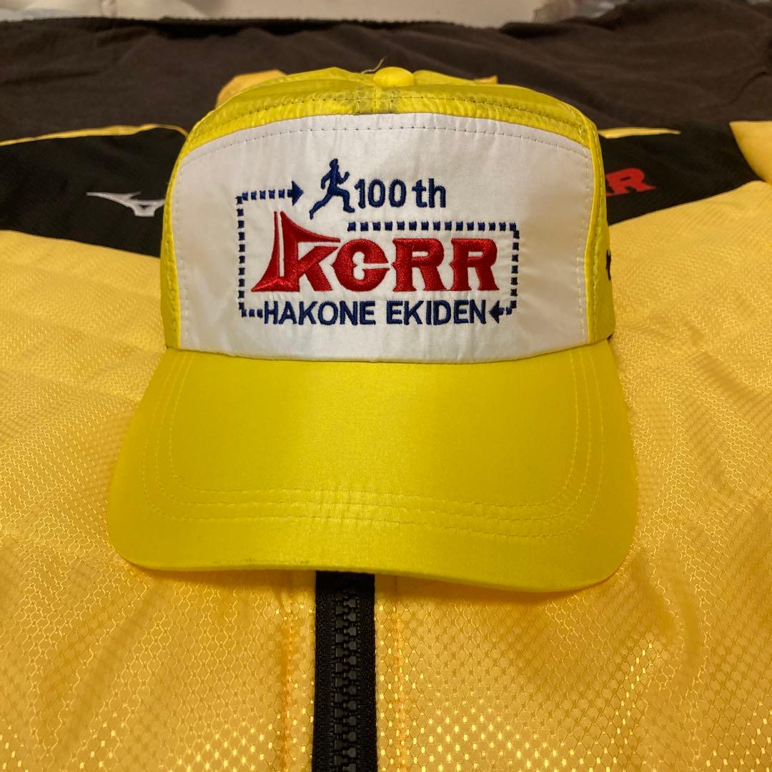箱根駅伝100回大会　ベンチコート　キャップ　Lサイズ