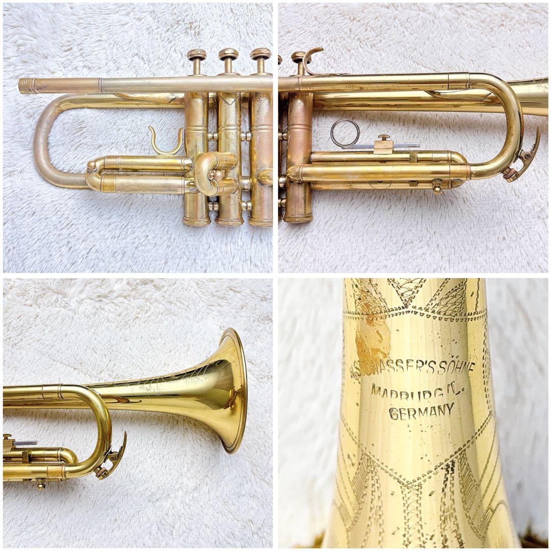 V.S. Wasser's Sohne トランペット B♭ マウスピース付き