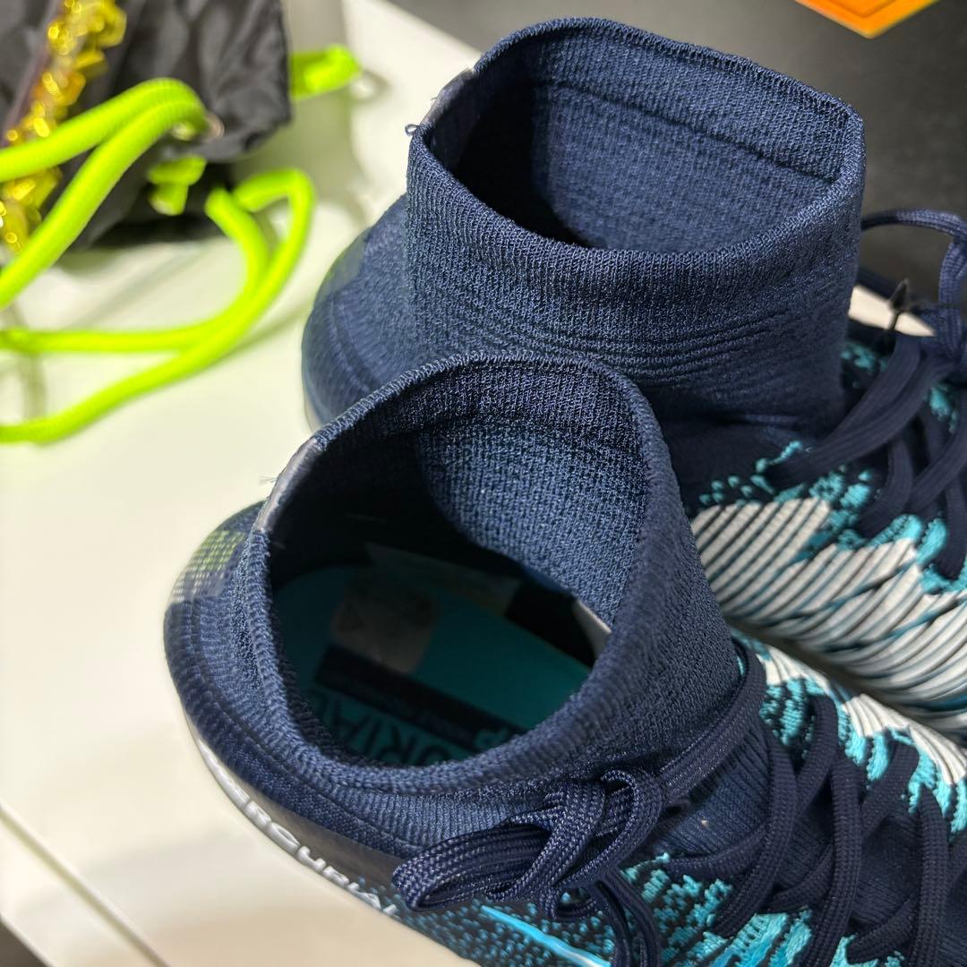 ナイキ マーキュリアル スーパーフライ V SG-PRO サッカー スパイク 青