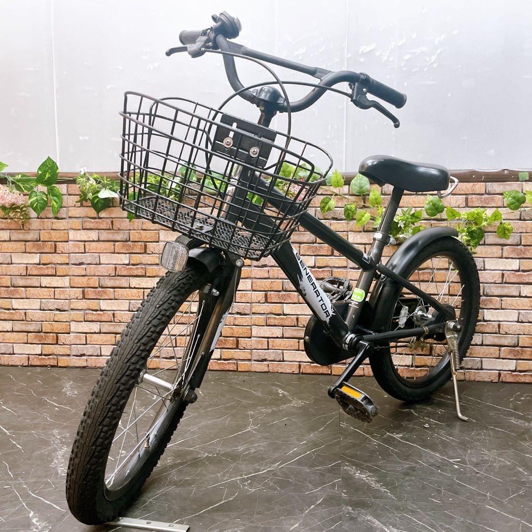 【57】子供用自転車 子供車 GENERATOR グレー 18インチ